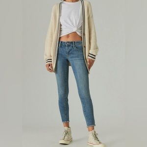 Lucky Brand low rise ankle skinny jeans